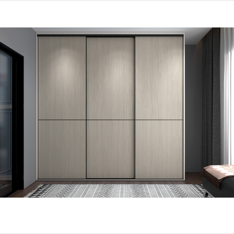 Porte blanche de Grey Wardrobe Multi Color Sliding de mélamine en bois de peinture moderne