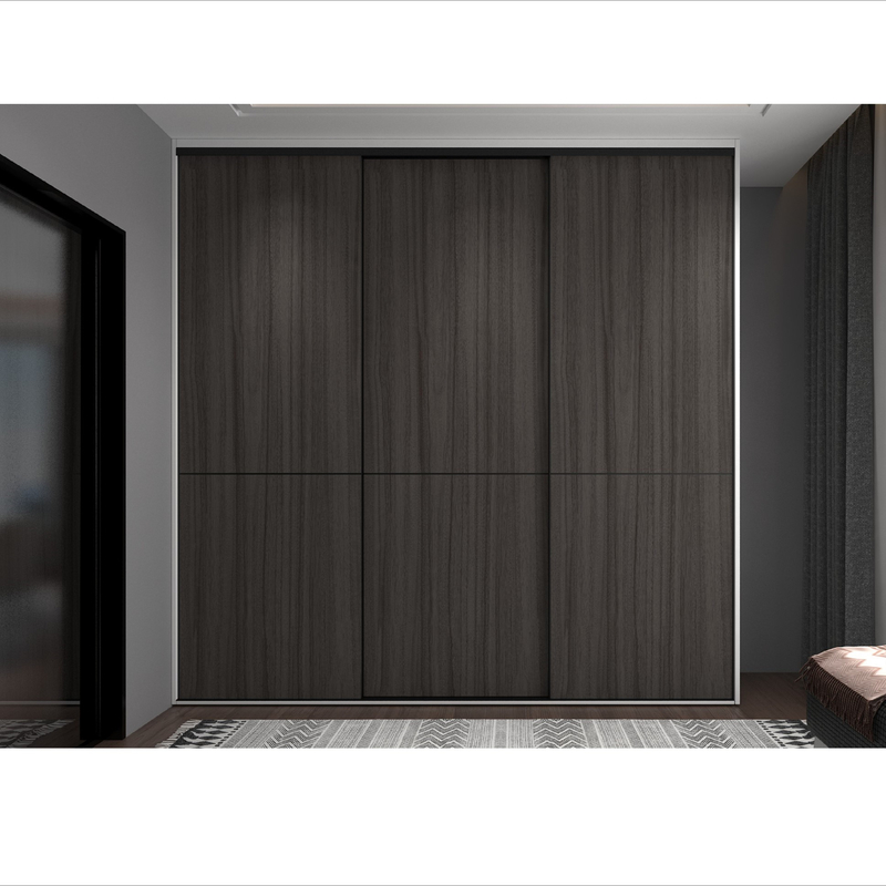 Porte blanche de Grey Wardrobe Multi Color Sliding de mélamine en bois de peinture moderne