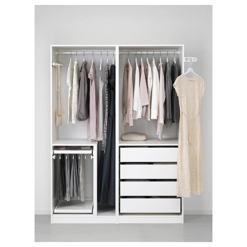 Mat blanc crème panneau plat laque porte coulissante armoire placard tissu chambre stockage