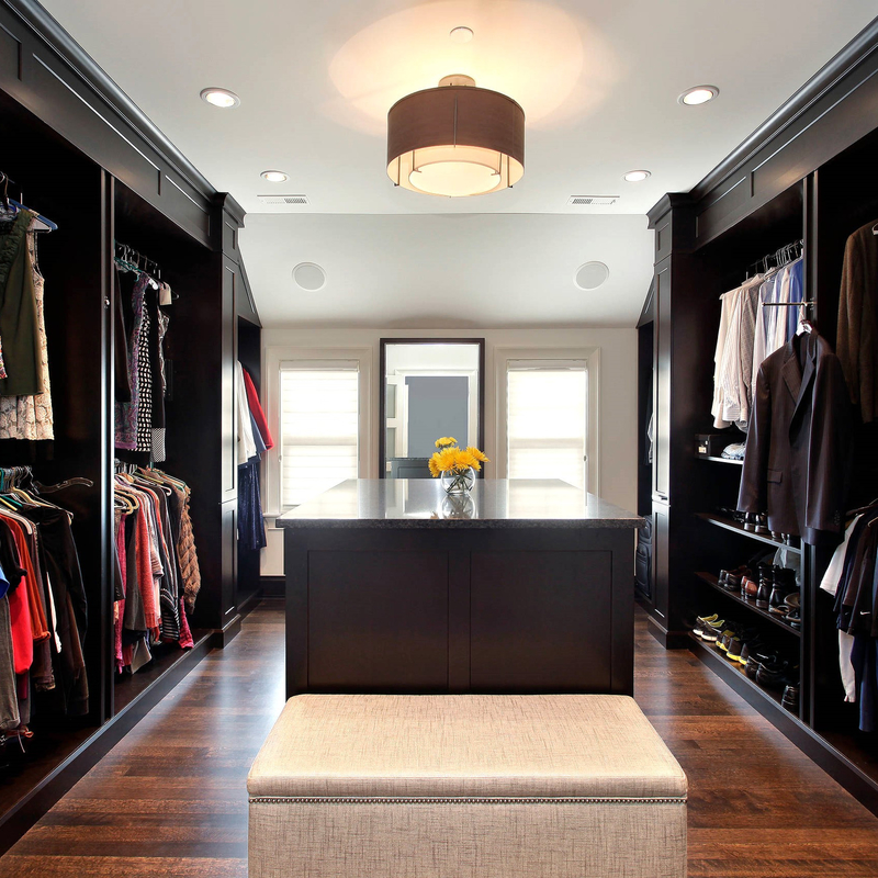 Grey Black Solid Wood Walk classique rassemblé dans l'organisateur Wardrobe Box Shelf de cabinet