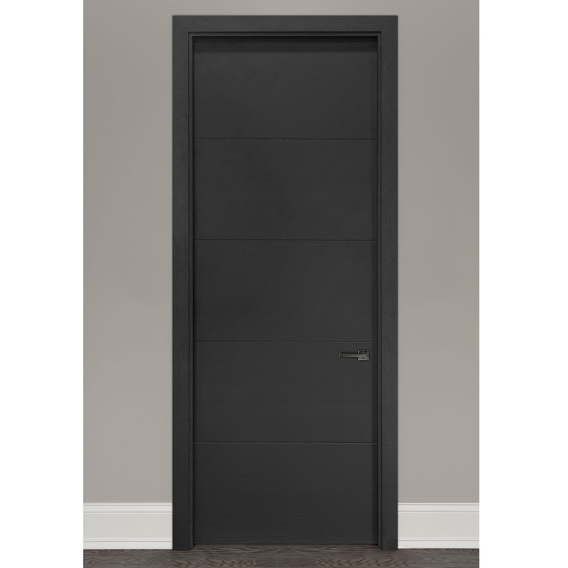 Serrure beige de Grey Melamine Interior Door With de portes d'OEM de chambre à coucher durable en bois intérieure de panneau
