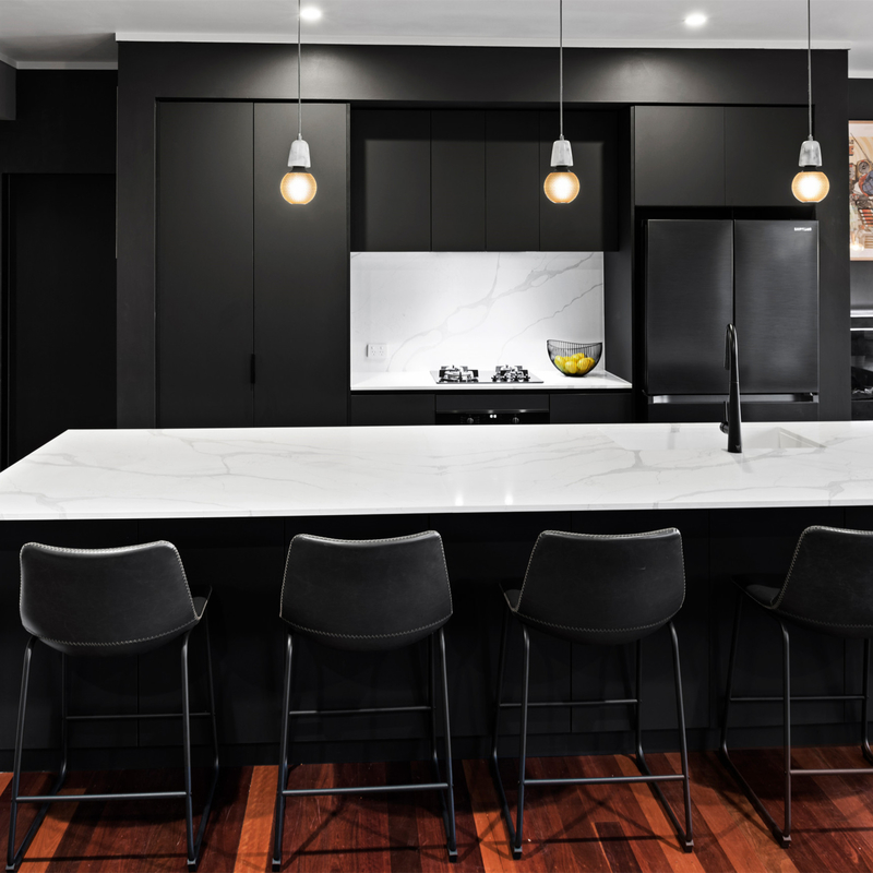 Préparez pour me rassembler forment les buffets en bois noirs modernes de laque de meubles modulaires de buffet avec l'île