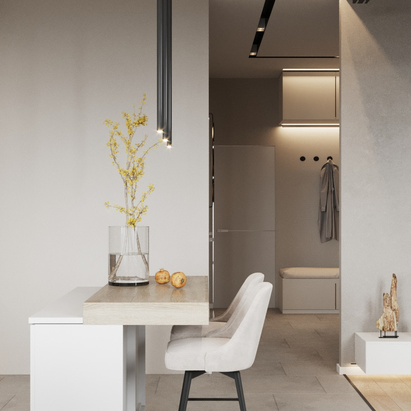 Le foyer de Matte White And Grey Lacquer sur le buffet moderne de luxe de conception de Cabinet a placé l'emballage assemblé