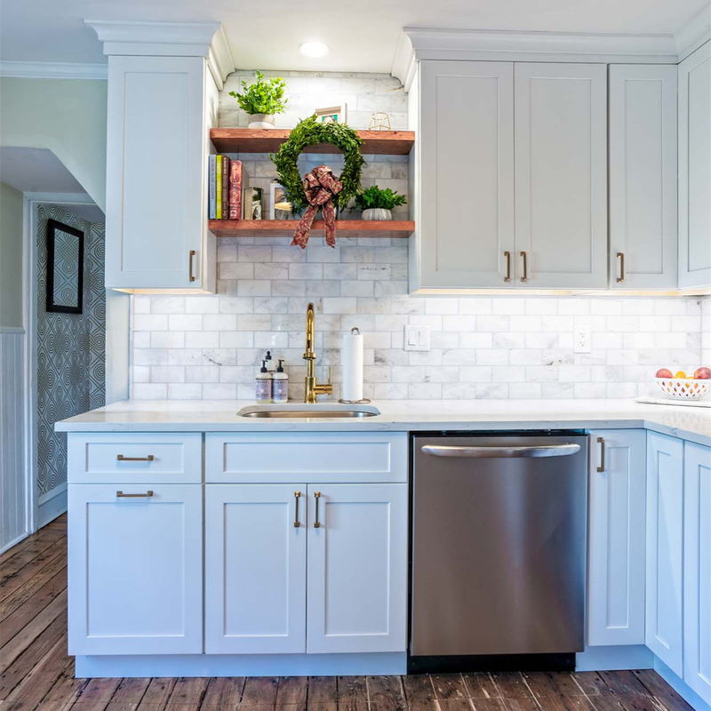 Meubles d'appartement américains populaires et modernes en forme de L
